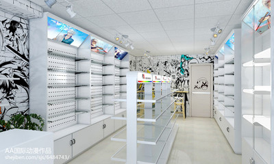 引領動漫潮流 AA國際動漫3D裝修設計效果圖，打造沉浸式消費空間